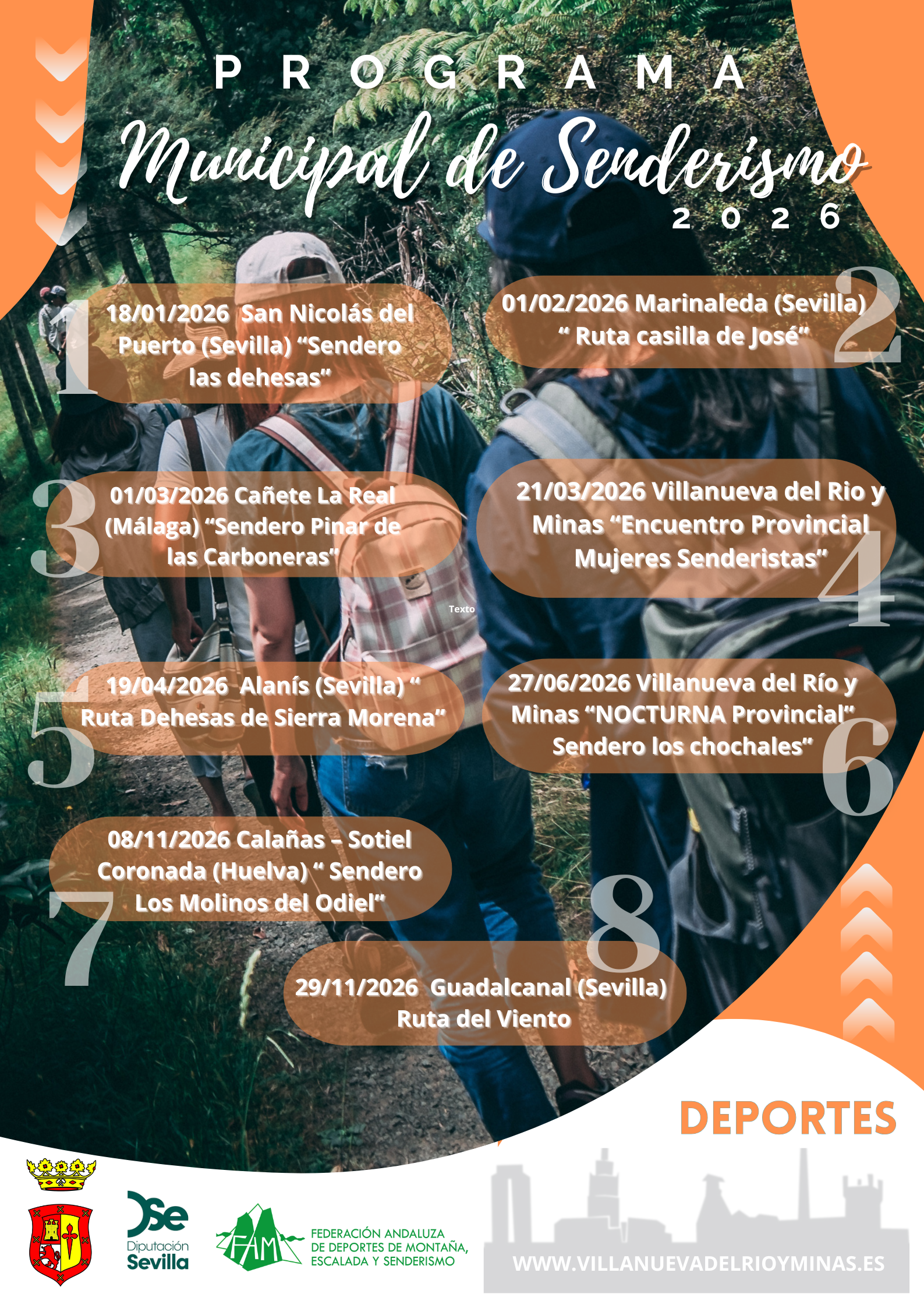 PROGRAMA MUNICIPAL SENDERISMO 2026