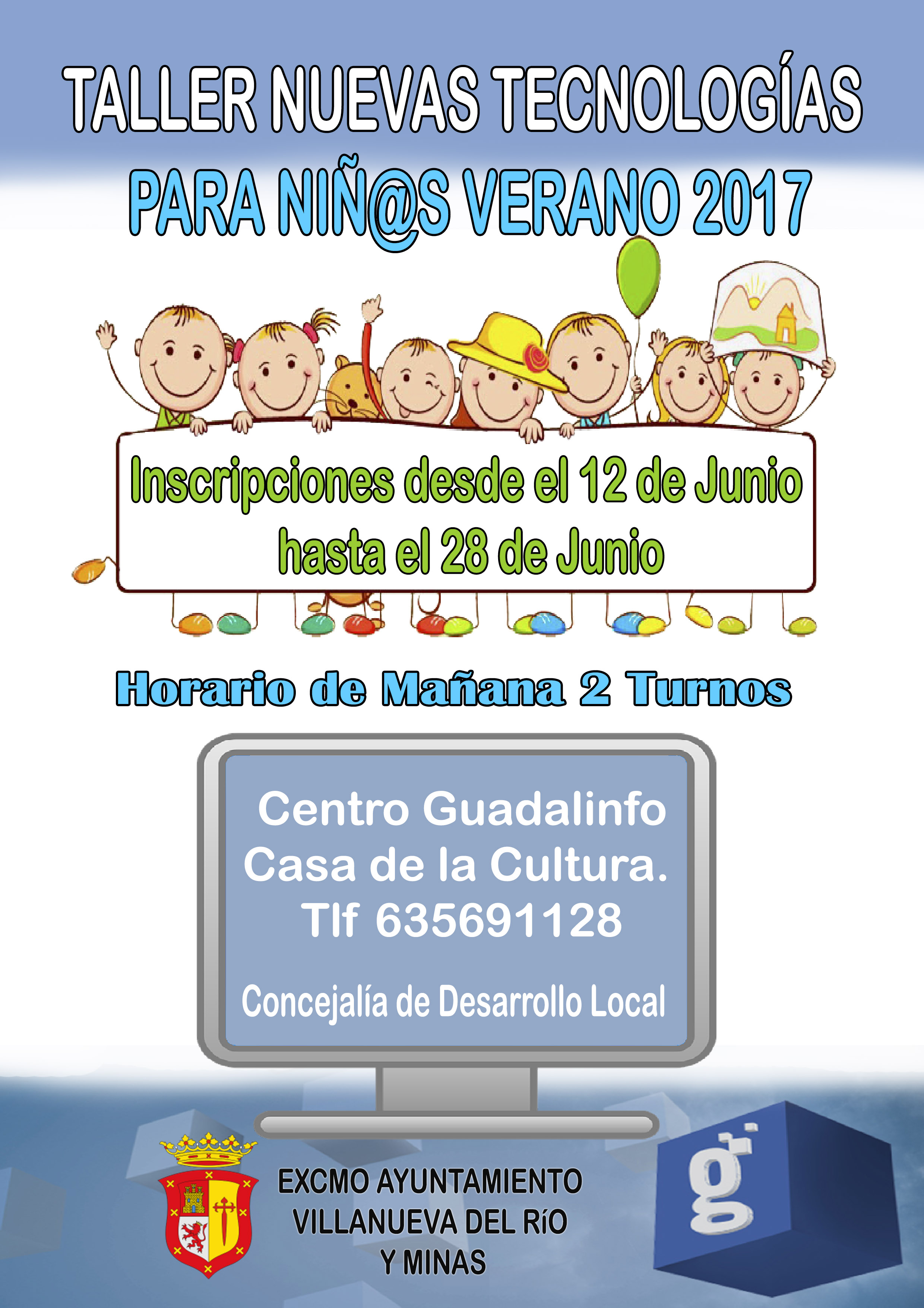 cartel niños verano 2017